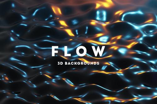 Flow - 25 Liquid 3D Backgrounds Flow - 25 Liquid 3D Backgrounds