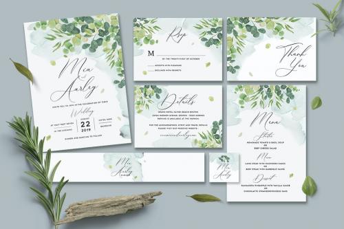 Foliage Wedding Invitation Foliage Wedding Invitation