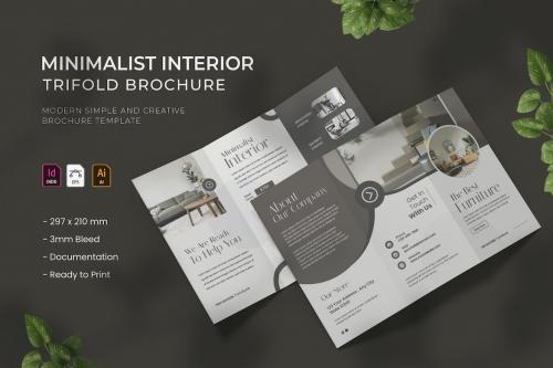 Minimalist Interior - Trifold Brochure Minimalist Interior - Trifold Brochure