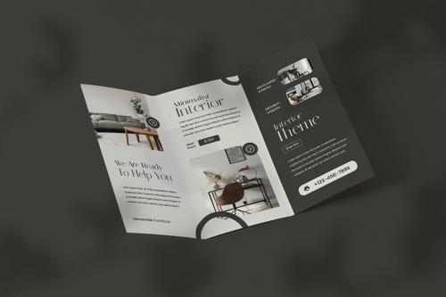 Minimalist Interior - Trifold Brochure Minimalist Interior - Trifold Brochure