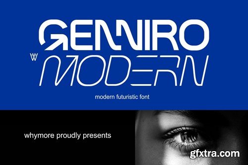 Genniro | Futuristic Font BZ3YU2V Genniro | Futuristic Font BZ3YU2V