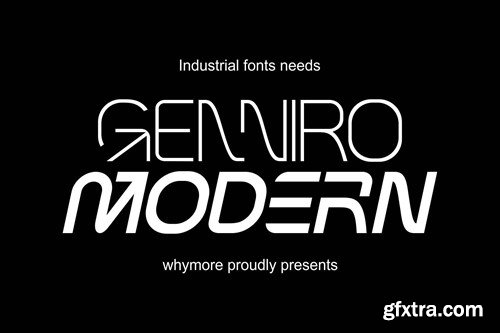Genniro | Futuristic Font BZ3YU2V Genniro | Futuristic Font BZ3YU2V