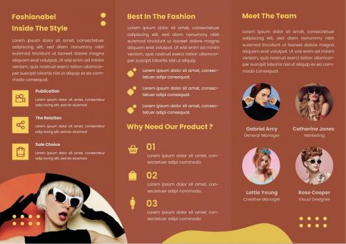 Fashion Weeksale Trifold Brochure Fashion Weeksale Trifold Brochure