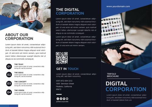 Digital Corporation Trifold Brochure Digital Corporation Trifold Brochure