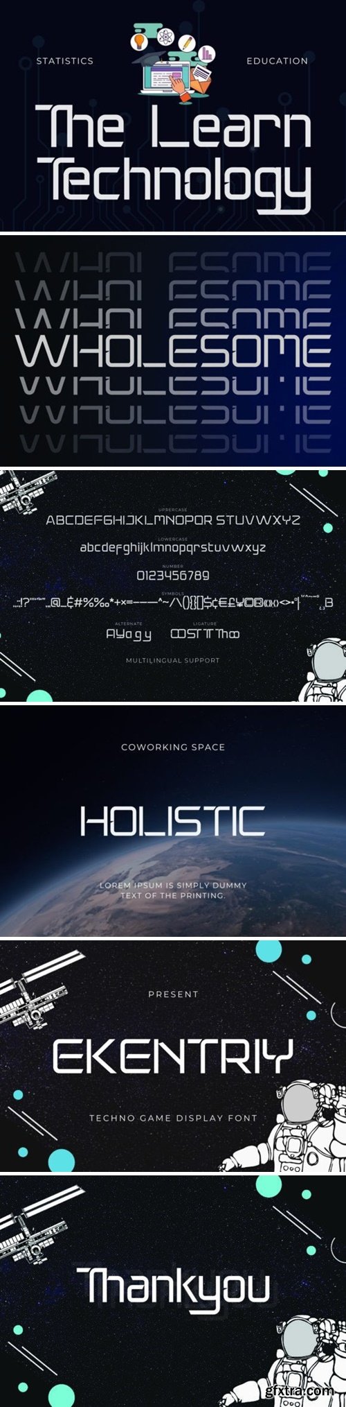 Ekentriy Font Ekentriy Font