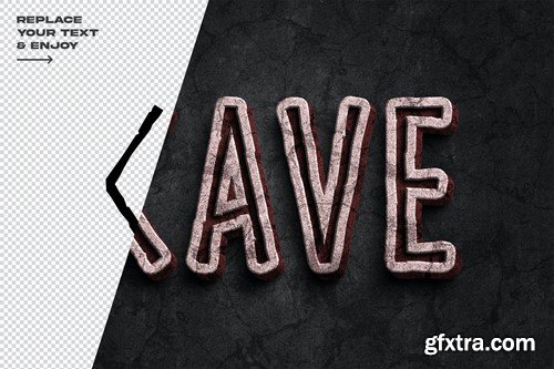 Cave Text Effect Layer Style Psd QFRGLBE Cave Text Effect Layer Style Psd QFRGLBE