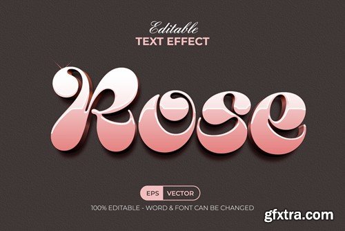 Pink Rose Gold Text Effect Style W4GR8SY Pink Rose Gold Text Effect Style W4GR8SY
