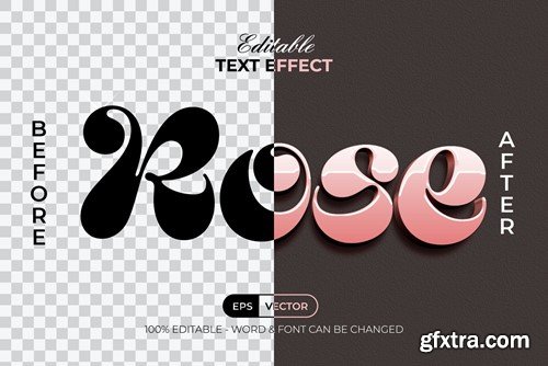 Pink Rose Gold Text Effect Style W4GR8SY Pink Rose Gold Text Effect Style W4GR8SY