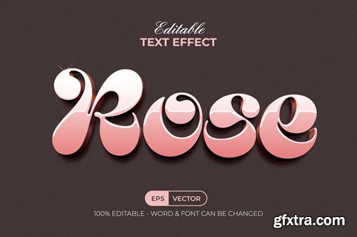 Pink Rose Gold Text Effect Style W4GR8SY Pink Rose Gold Text Effect Style W4GR8SY