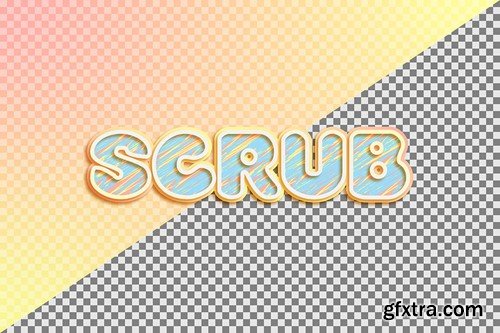 Scrub Text Effect KEJP4WH Scrub Text Effect KEJP4WH