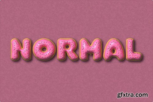 Donut Text Effect QFTNPCV Donut Text Effect QFTNPCV