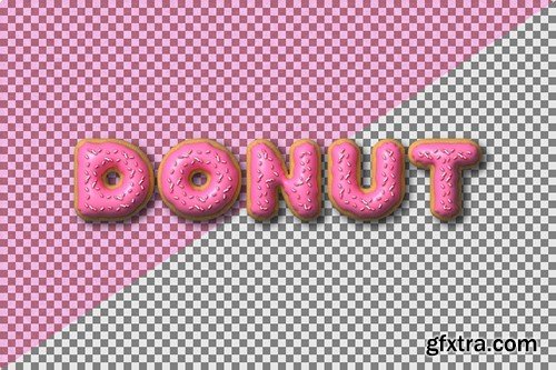 Donut Text Effect QFTNPCV Donut Text Effect QFTNPCV