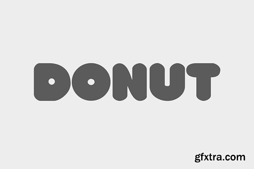 Donut Text Effect QFTNPCV Donut Text Effect QFTNPCV