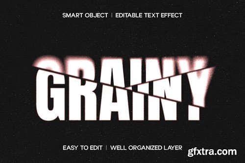 Disorted Grain Text Effect UNPTJKY Disorted Grain Text Effect UNPTJKY