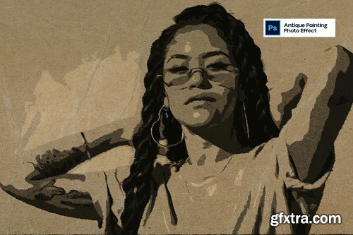 Antique Painting Photo Effect 9J4XBC5 Antique Painting Photo Effect 9J4XBC5