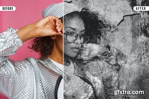 Grunge Wall Photo Effect 869M9G8 Grunge Wall Photo Effect 869M9G8