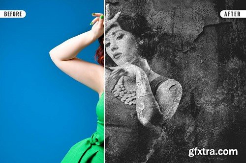 Grunge Wall Photo Effect 869M9G8 Grunge Wall Photo Effect 869M9G8