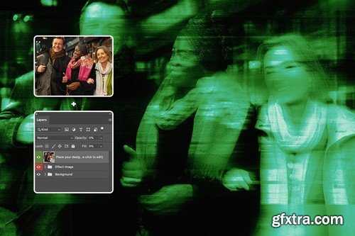 Cyber Motion Photo Effect T74U52E