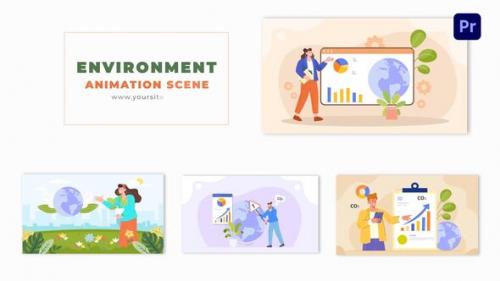 Nature Environment 2D Vector Design Character Animation Scene - 49481789