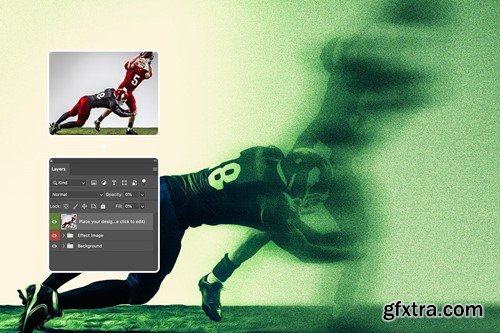 Motion Grainy Photo Effect W3Q55SF