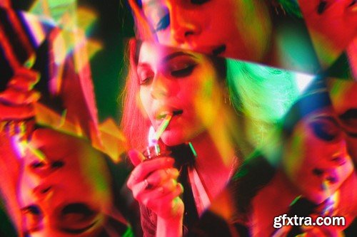 Rainbow Prism Lens Photo Effect YMQE8QT