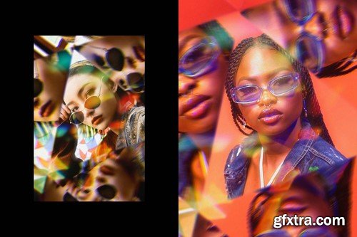 Rainbow Prism Lens Photo Effect YMQE8QT