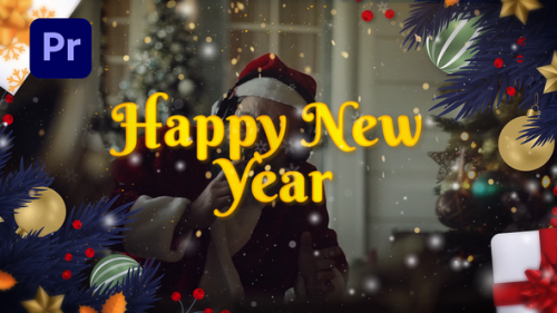Happy New Year Intro (MOGRT) - 49483372