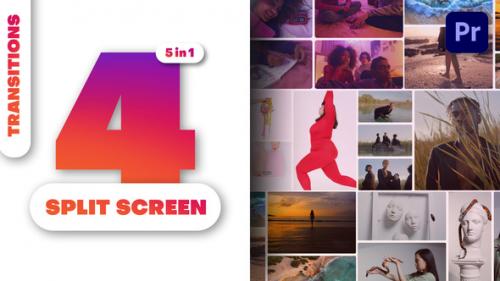 Multiscreen Transitions - 4 Split Screen - Vol. 01 - 49483906