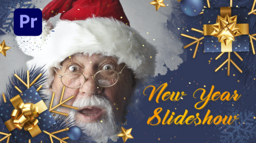 Ink Happy New Year Slideshow (MOGRT) - 49485941