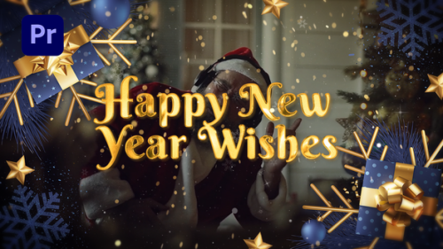 Happy New Year Wishes (MOGRT) - 49501031