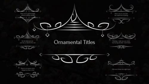 Ornamental Titles // MOGRT - 45955410