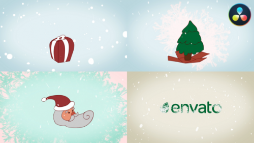 Santa Morphing Logo for DaVinci Resolve - 49302676
