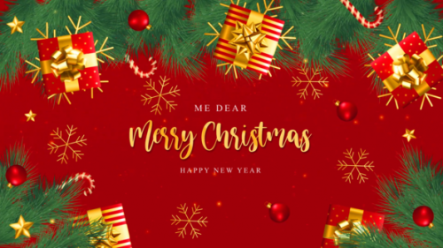 Merry Christmas Intro Mogrt - 49331765