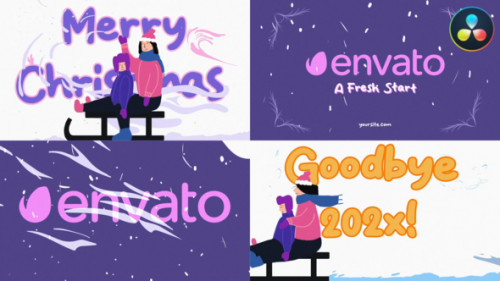 Christmas Logo for DaVinci Resolve - 49345997