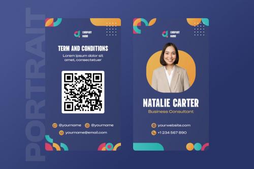 Geometric Visiting Card