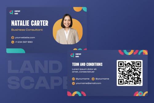 Geometric Visiting Card