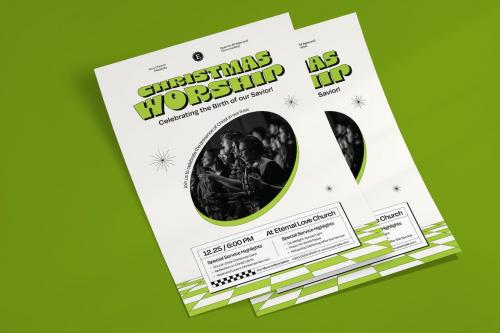 Christmas Church Flyer Template