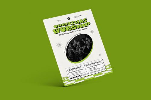 Christmas Church Flyer Template