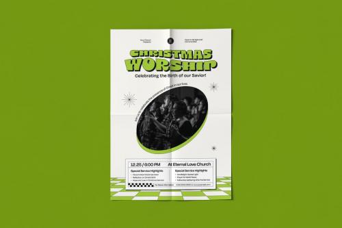 Christmas Church Flyer Template