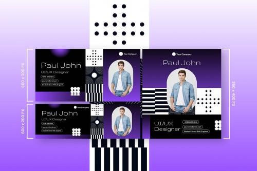 Brutalism Email Signature Template Brutalism Email Signature Template