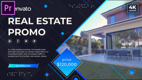 Real Estate Promo MOGRT for Premier Pro - 49384249