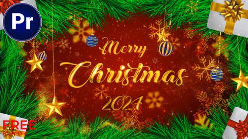 Merry Christmas Intro || Xmas Intro MOGRT - 49400343