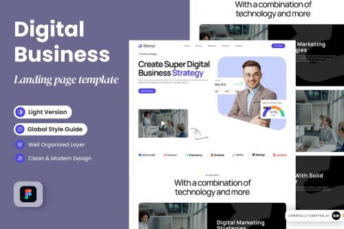 Gloryz - Business Digital Landing Page Gloryz - Business Digital Landing Page