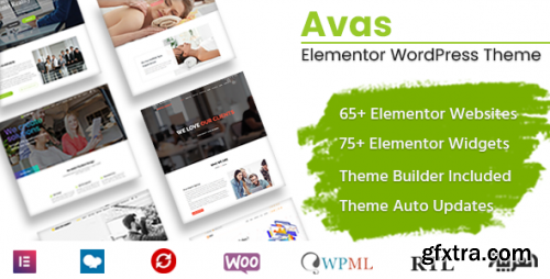 Themeforest - Avas - Elementor WordPress Theme 19775390 v6.4.4 - Nulled