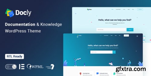 Themeforest - Docly - Documentation And Knowledge Base WordPress Theme with bbPress Helpdesk Forum 26885280 v2.1.0 - Nulled