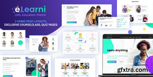 Themeforest - Online Learning &amp; Education LMS - eLearni 23413046 v2.7 - Nulled