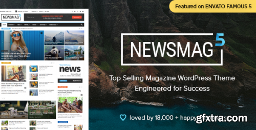 Themeforest - Newsmag - Newspaper &amp; Magazine WordPress Theme 9512331 v5.4.2 - Nulled