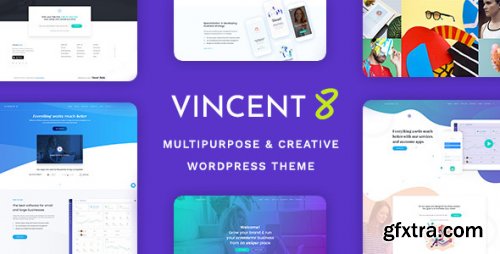 Themeforest - Vincent Eight | Responsive Multipurpose WordPress Theme 23178218 v1.24 - Nulled
