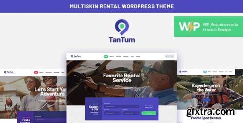 Themeforest - TanTum | Car, Scooter, Boat &amp; Bike Rental Services WordPress Theme 24757667 v1.1.9 - Nulled