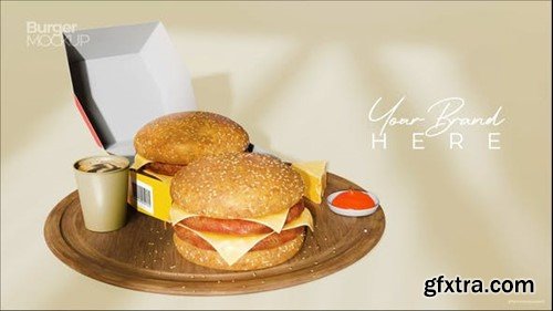 Videohive Burger Mockup Opener 49565156 Videohive Burger Mockup Opener 49565156